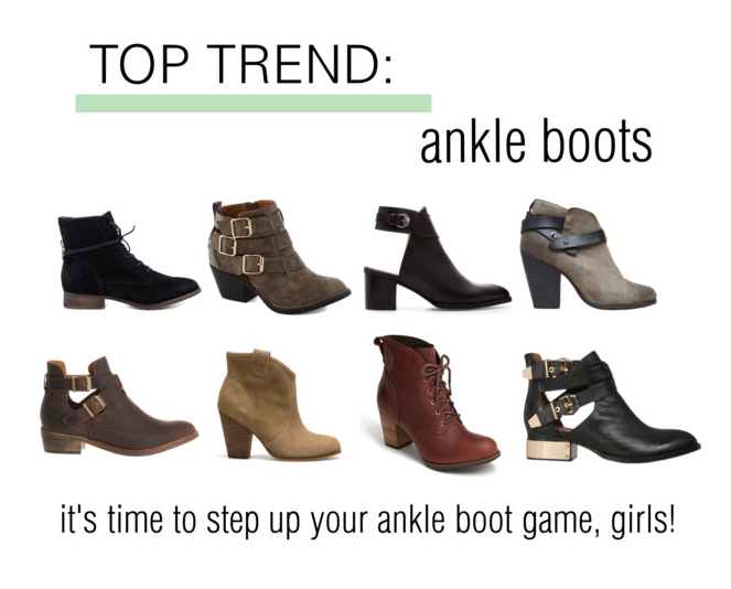 ankle boot trends