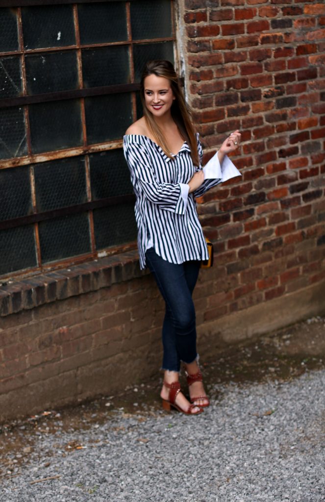 Navy & White Stripes Lex What Wear